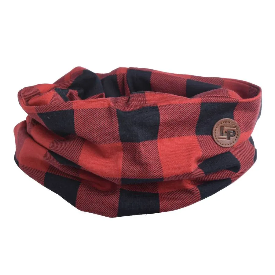 Cotton Infinity Scarf - Buffalo Plaid
