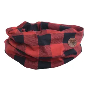 Cotton Infinity Scarf - Buffalo Plaid