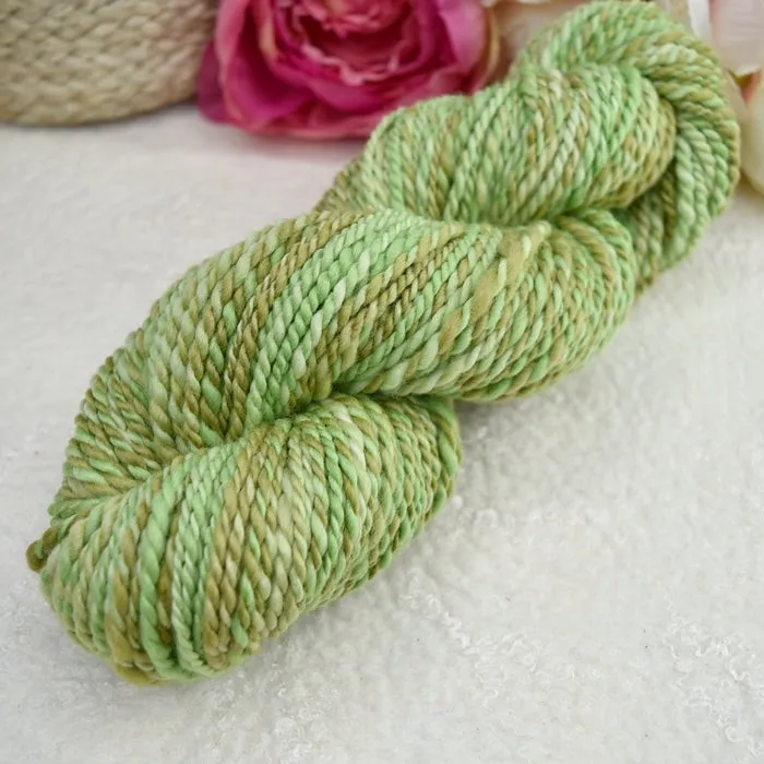 Hand Spun Tasmanian Merino Wool Chunky Yarn in Daintree 12989