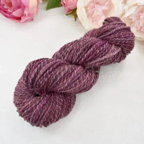 Hand Spun Tasmanian Merino Wool Chunky Yarn in Red Wine