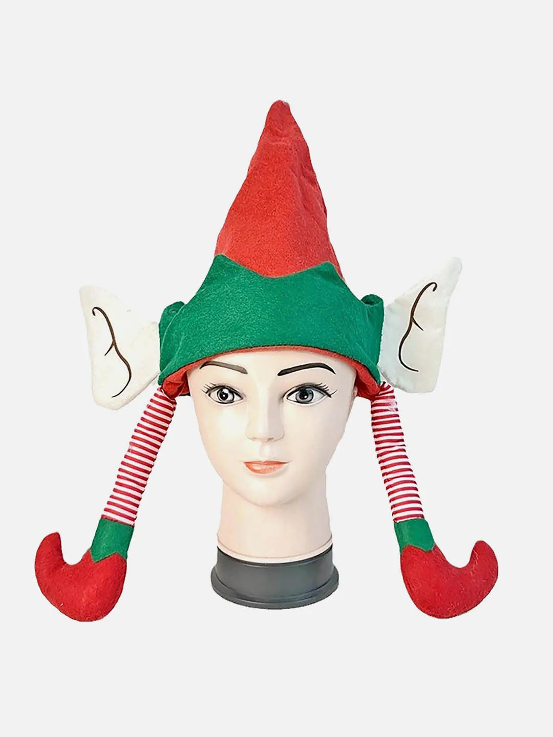 Little Surprise Box 3d Inverted Elf Legs Plush Christmas Party Hat
