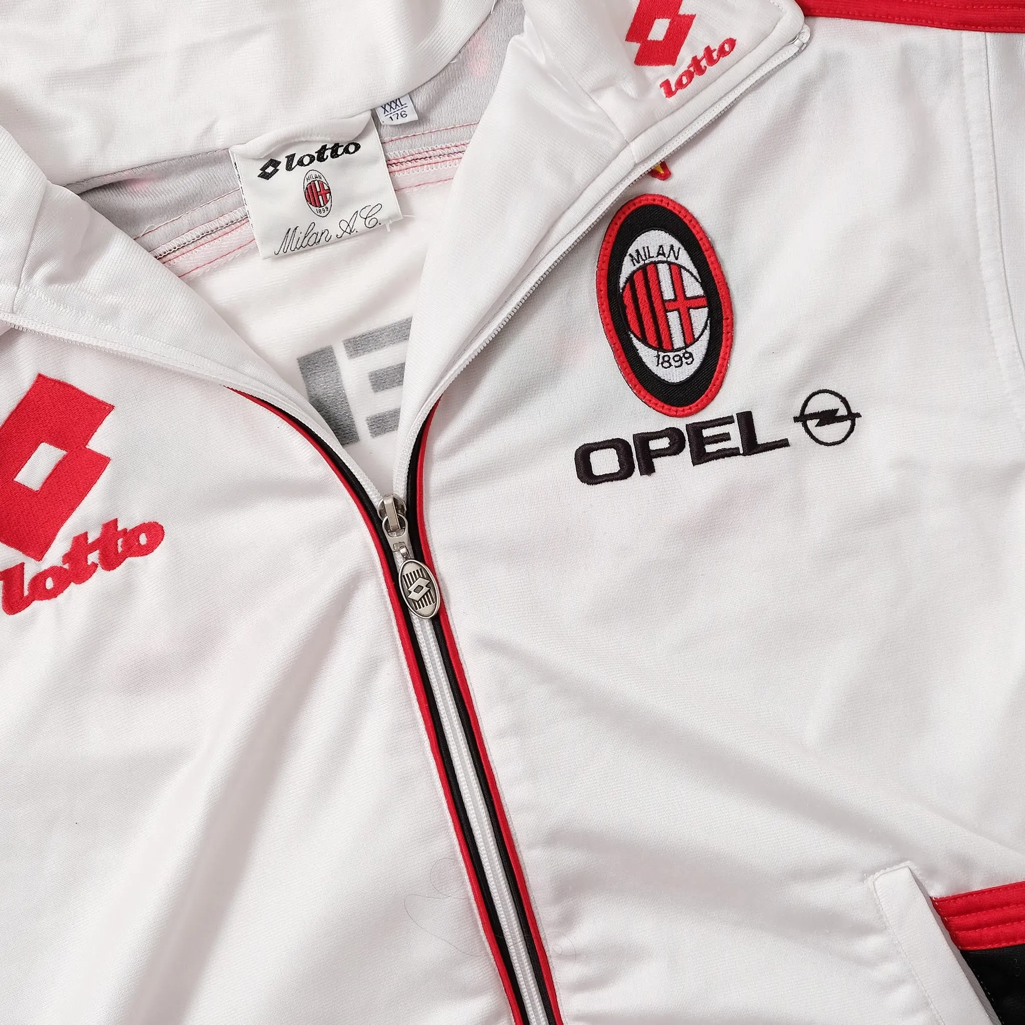Vintage Lotto A.C. Milan Track Jacket Medium
